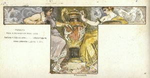 Projet pour une fresque [sur la façade de la maison des frères Bernardelli] - Henrique Bernardelli